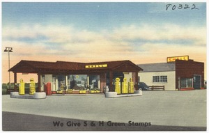 Fruitridge Manor Service, Shell, We Give S & H Green Stamps