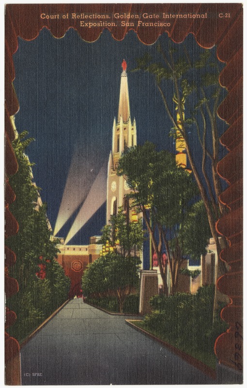 Court of Reflections, Golden Gate International Exposition, San Francisco