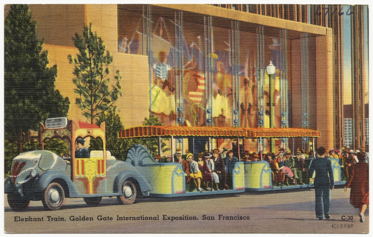 Elephant Train, Golden Gate International Exposition, San Francisco