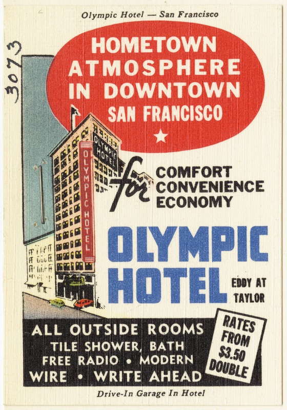 Olympic Hotel -- San Francisco