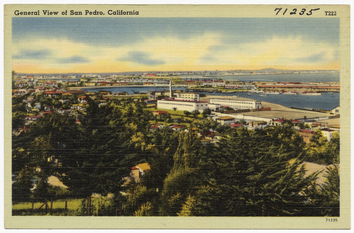 General View of San Pedro, California - Digital Commonwealth