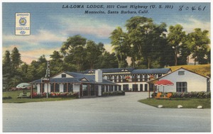 La-Loma Lodge, 1031 Coast Highway (U. S. 101), Montecito, Santa Barbara, Calif.