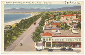 Highway Overlooking the Pacific, Santa Monica, California
