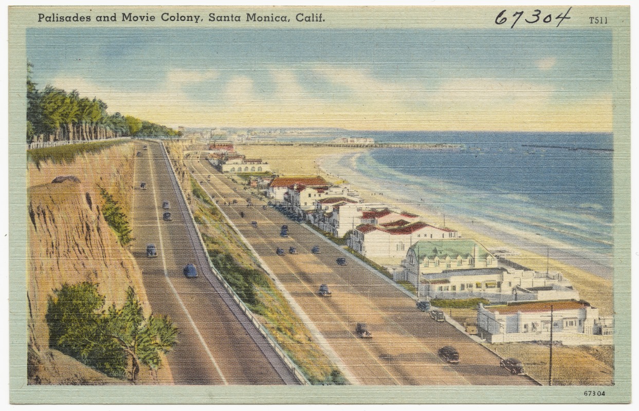 Palisades and Movie Colony, Santa Monica, Calif.
