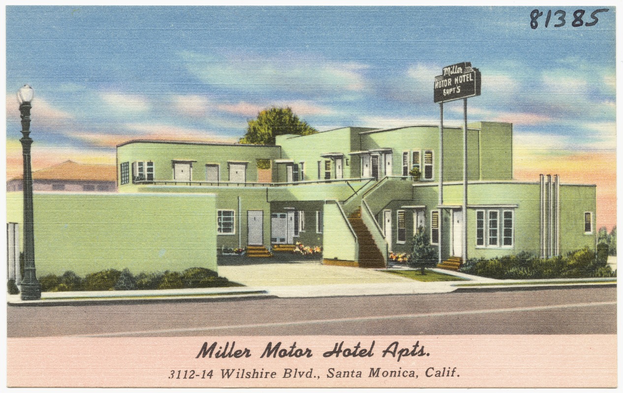 Miller Motor Hotel Apts., 3112-14 Wilshire Blvd., Santa Monica, Calif.