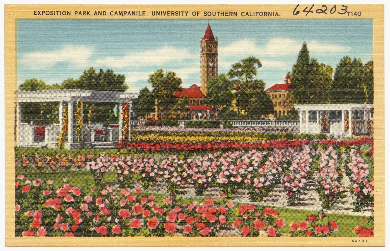 Exposition Park and Campanile, University of Southern California