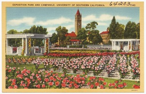Exposition Park and Campanile, University of Southern California