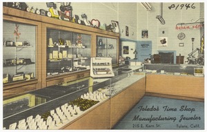 Toledo's Time Shop, Manufacturing Jeweler, 215 E. Kern St., Tulare, Calif.