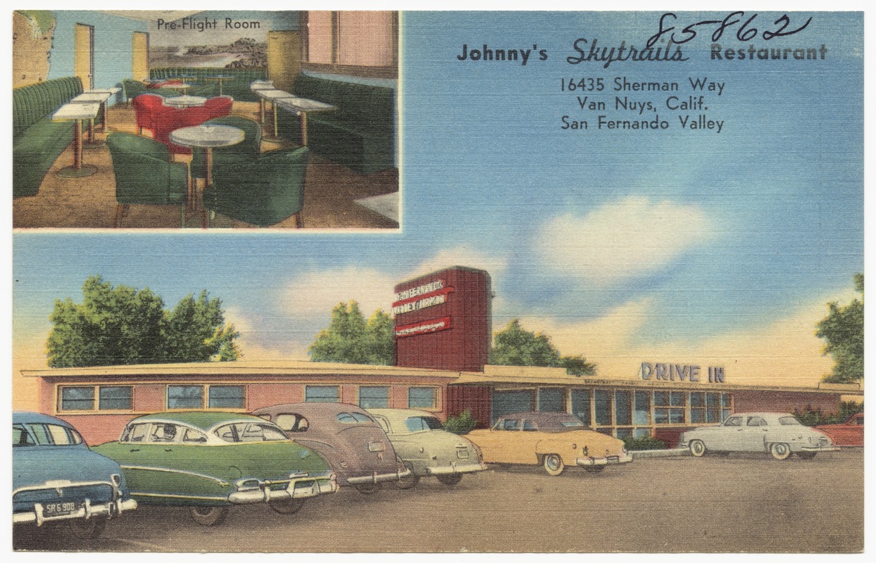 Johnny's Skytrails Restaurant, 16435 Sherman Way, Van Nuys, Calif., San Fernando Valley