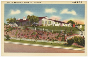 Home of Jane Withers, Westwood, California