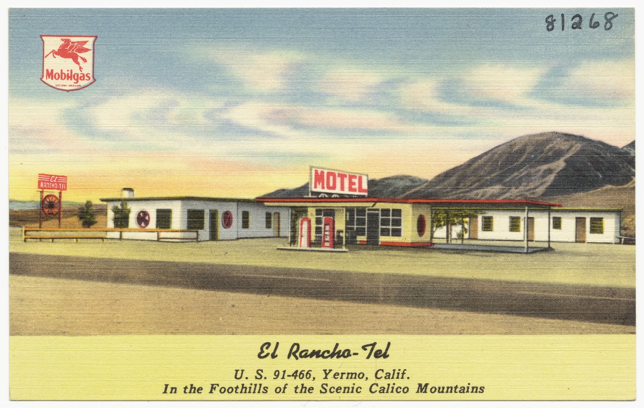 El Rancho-Tel, U. S. 91-466, Yermo, Calif.