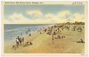 Beach scene, Ship Bottom Beach, Arlington, N. J.