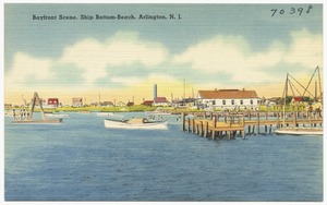 Bayfront scene, Ship Bottom-Beach, Arlington, N. J.