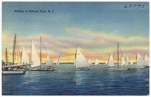 Sailing at Asbury Park, N. J.
