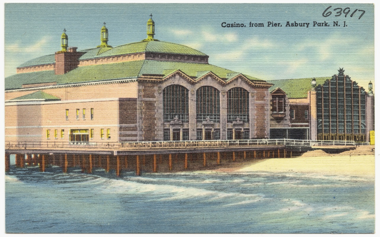 Casino, from pier, Asbury Park, N. J.