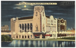 Mayfair Theatre, by moonlight, Asbury Park, N. J.