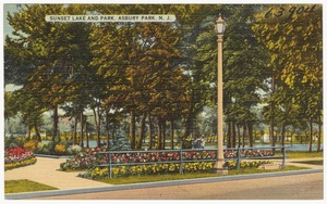 Sunset Lake & Park, Asbury Park, N. J.
