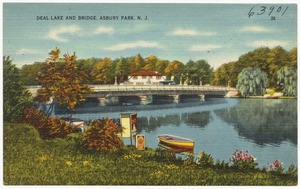 Deal Lake and bridge, Asbury Park, N. J.