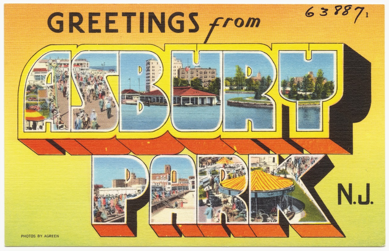 Greeting From Asbury Park N. J. - Digital Commonwealth