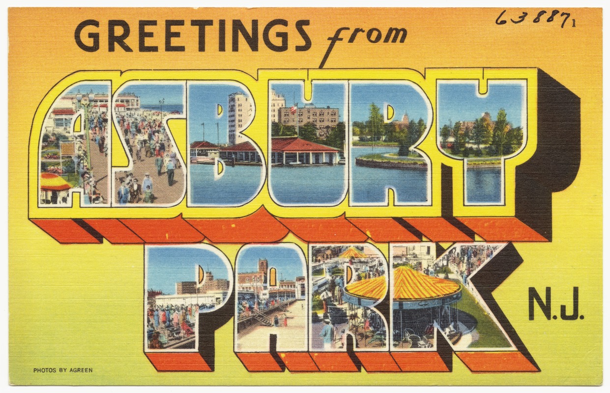 Greeting From Asbury Park N. J. - Digital Commonwealth