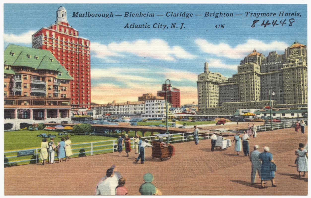 Marlborough -- Blenheim -- Claridge -- Brighton -- Traymore Hotels, Atlantic City, N. J.