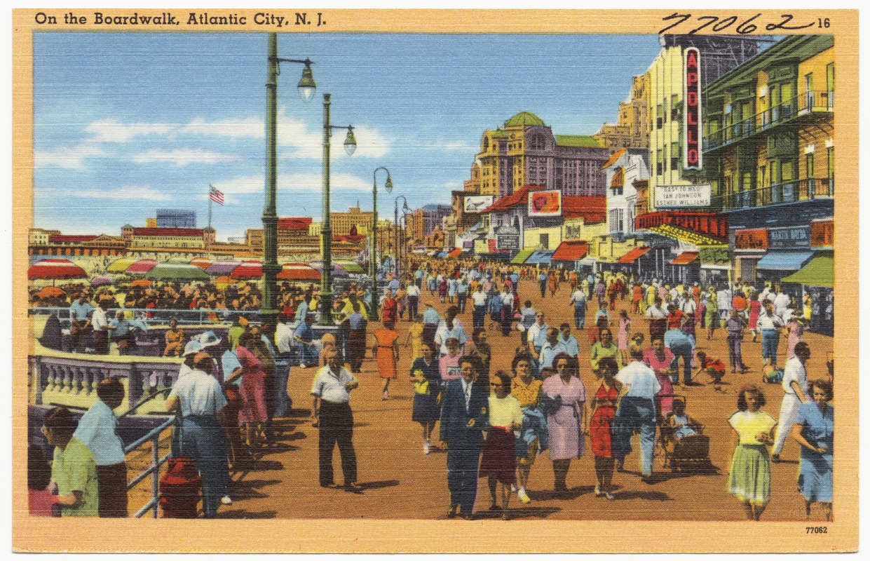 On the boardwalk, Atlantic City, N. J.