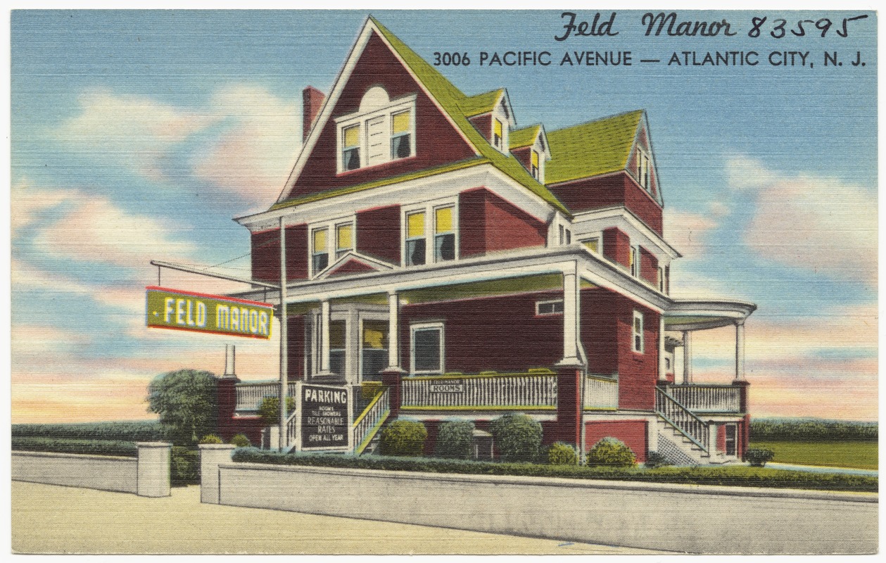 Feld Manor, 3006 Pacific Avenue, Atlantic City, N.J.