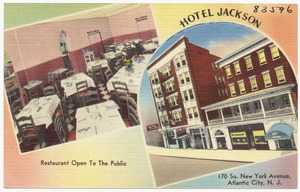 Hotel Jackson, 170 So. New York Avenue, Atlantic City, N.J.