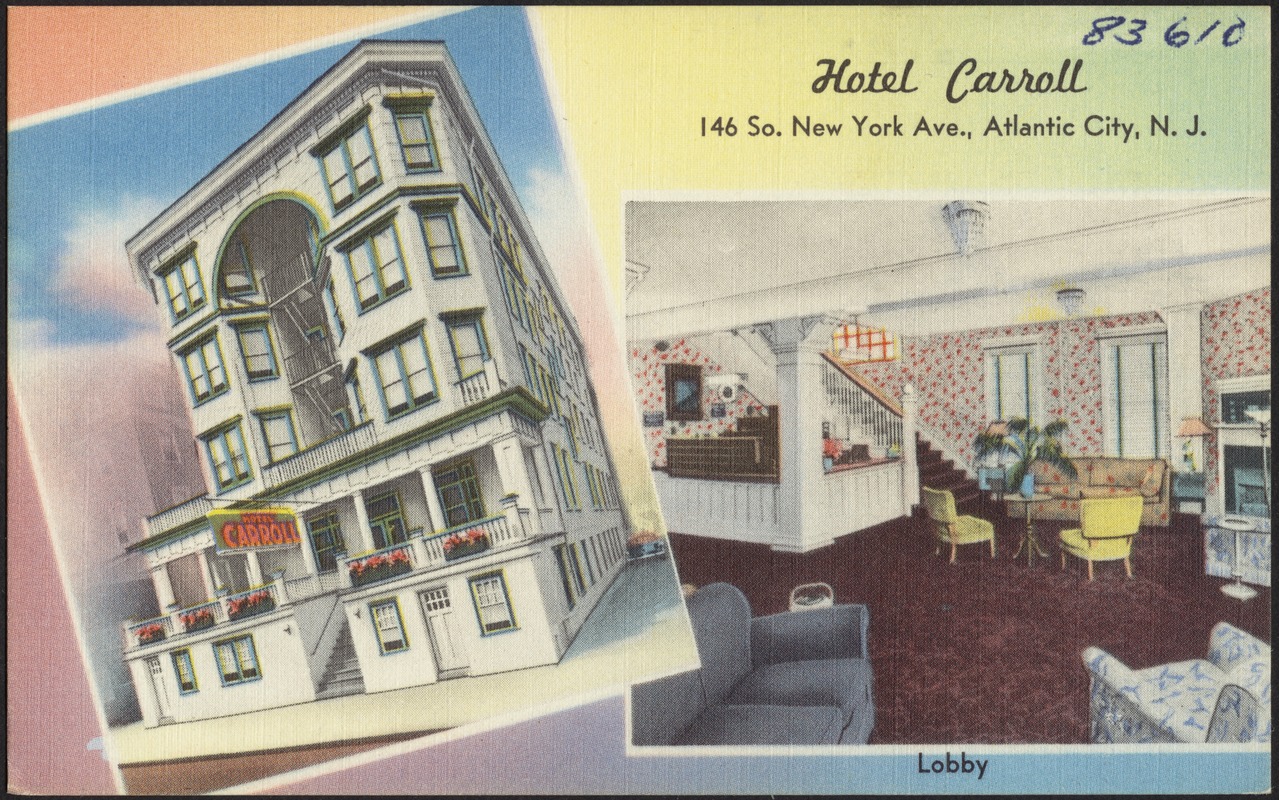 Hotel Carroll, 146 So. New York Ave., Atlantic City, N.J.