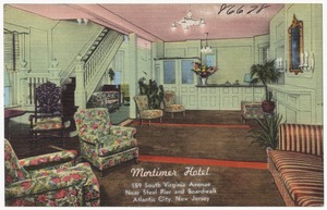 Mortimer Hotel, 159 South Virginia Avenue near Steel Pier and boardwalk, Atlantic City