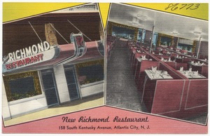 New Richmond Restaurant, 158 South Kentucky Avenue, Atlantic City, N.J.
