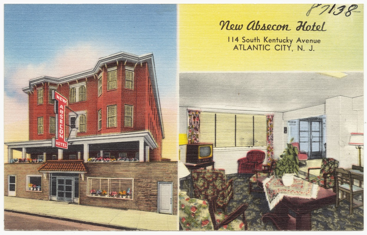 New Absecon Hotel, 114 South Kentucky Avenue, Atlantic City, N.J