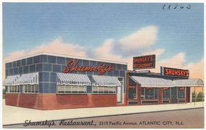 Shumsky's Restaurant, 2319 Pacific Avenue, Atlantic City, N.J.