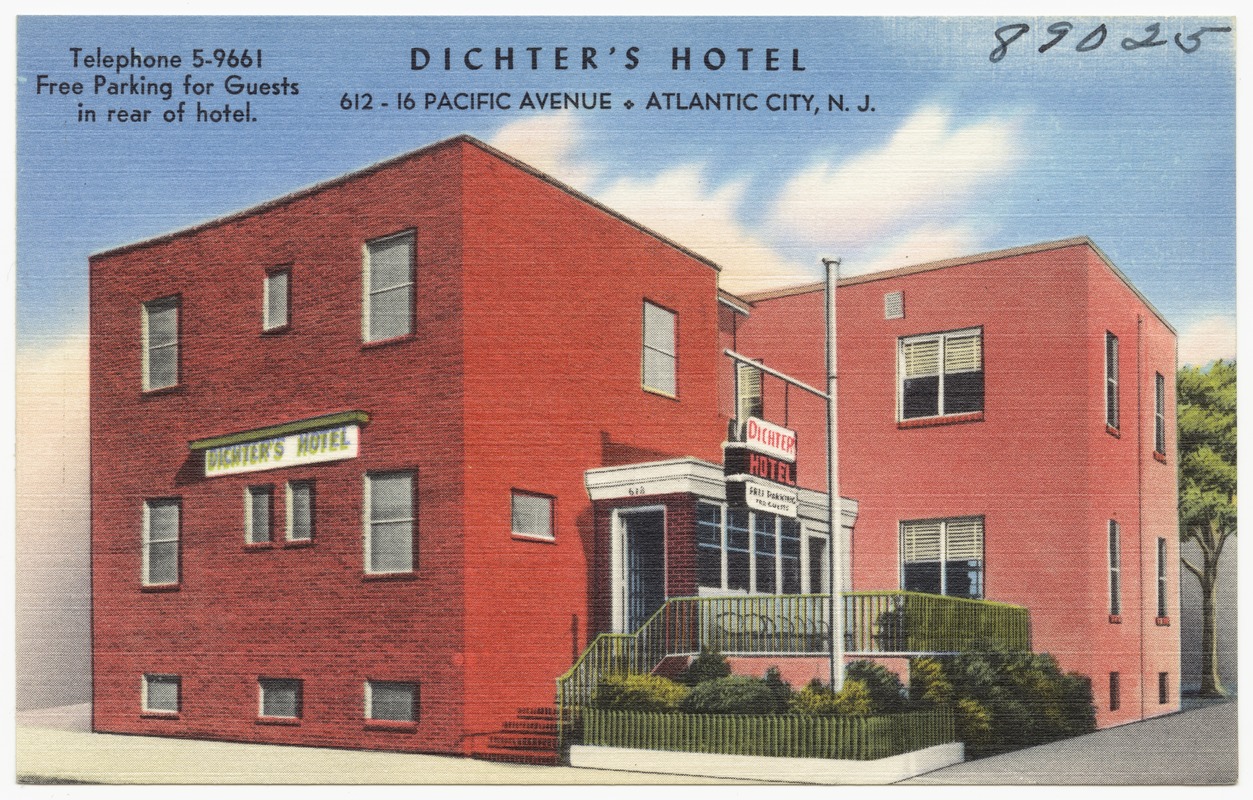 Dichter's Hotel, 612-616 Pacific Avenue, Atlantic City, N.J.