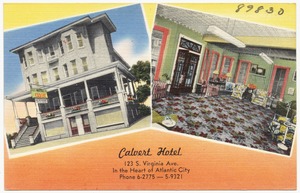 Calvert Hotel, 123 S. Virginia Ave., in the heart of Atlantic City