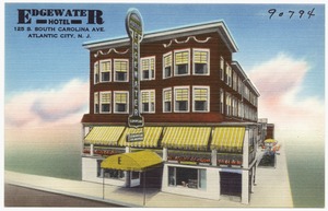 Edgewater Hotel, 129 S. South Carolina Ave., Atlantic City, N. J.
