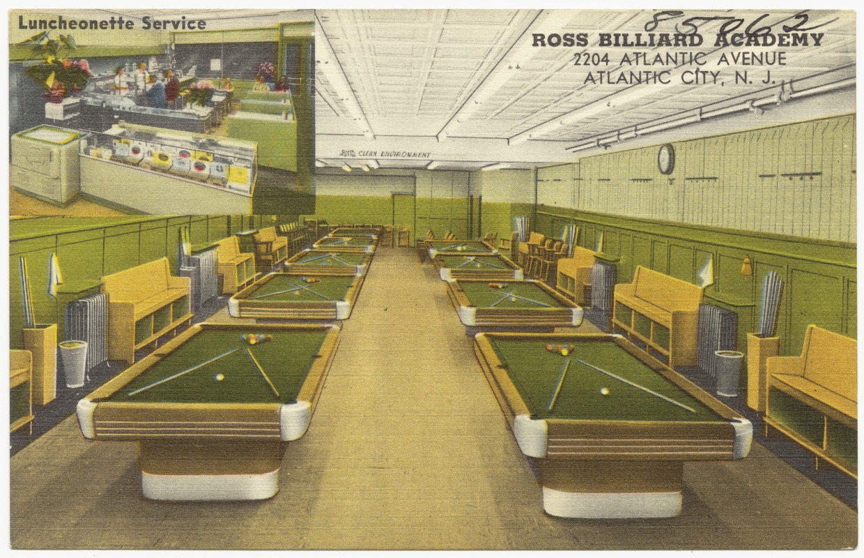 Ross Billiard Academy, 2204 Atlantic Avenue., Atlantic City, N. J.