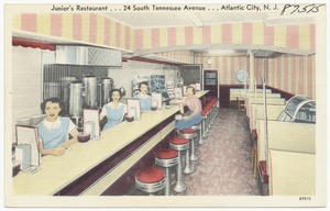 Junior's Restaurant... 24 South Tennessee Avenue... Atlantic City, N. J.