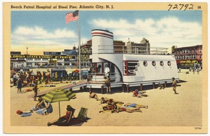 Beach Patrol Hospital at Steel Pier, Atlantic City, N. J.