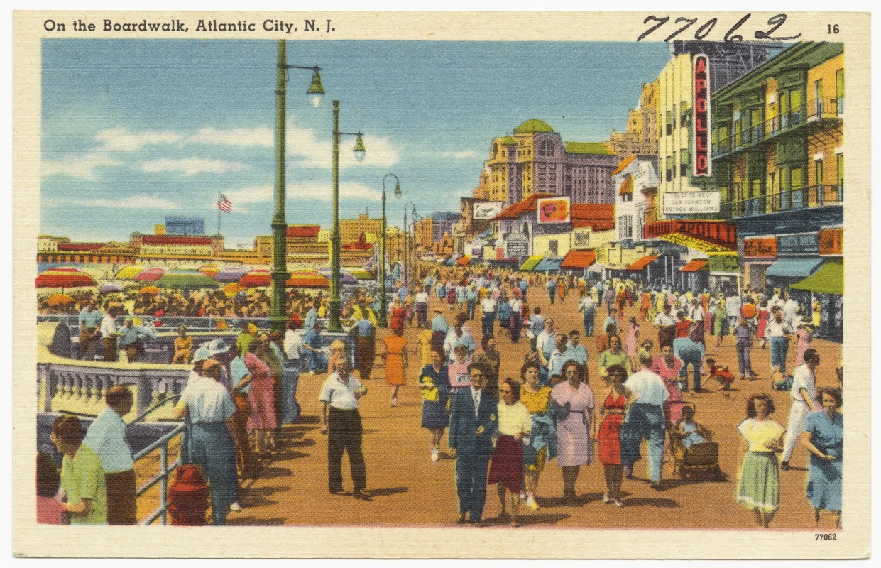 On the boardwalk, Atlantic City, N. J.