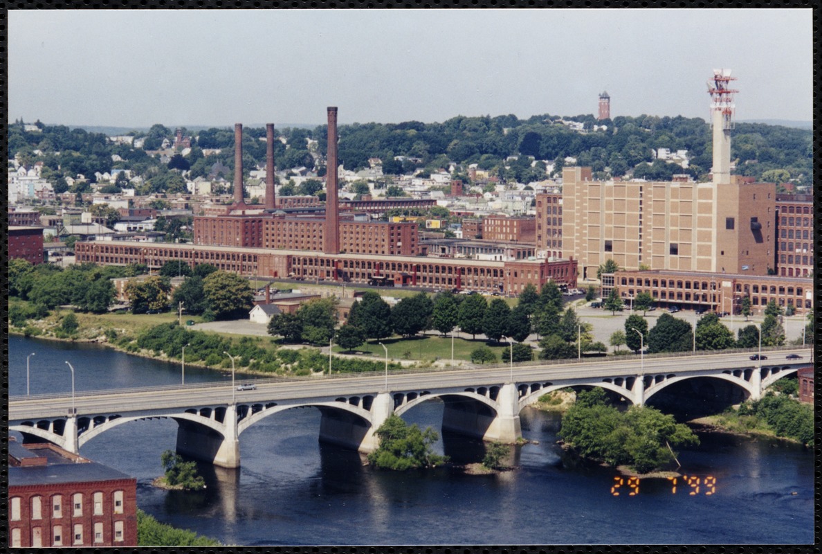 View of mills in Lawrence, Massachusetts