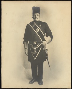 Alvin Hofmann in mason uniform