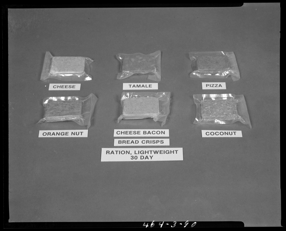 Lightweight Rations Ration, lightweight 30 day. Bread crisps - Digital Commonwealth