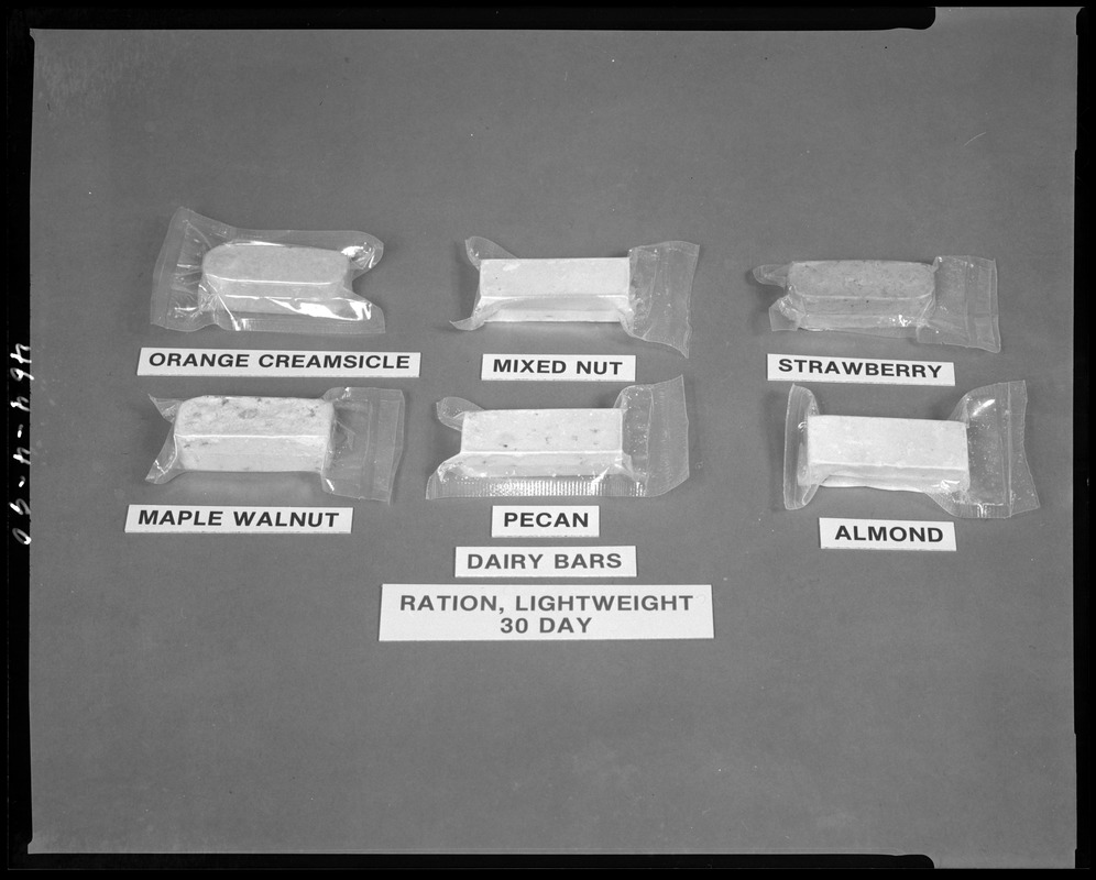 Ration, lightweight 30 day. Dairy bars Digital Commonwealth