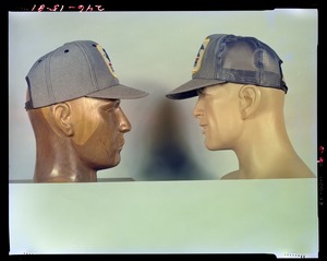 U.S. mail, hats, side view