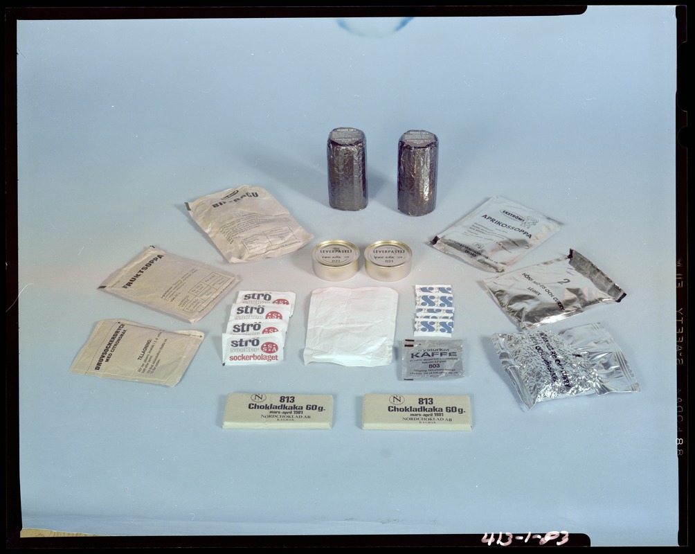 Government Rations Packaging Packaging, foreign ration - Digital Commonwealth