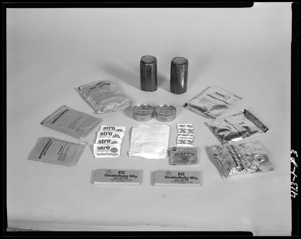 Government Rations Packaging Packaging, foreign ration - Digital Commonwealth