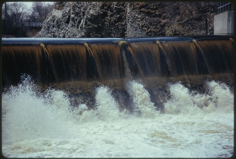 Newton Upper Falls at Silk Mill Dam