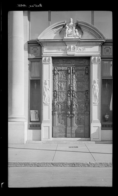 Boston Public Library, interior doorway