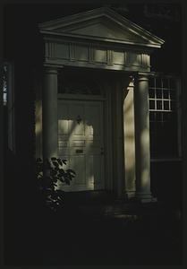 Portico of building